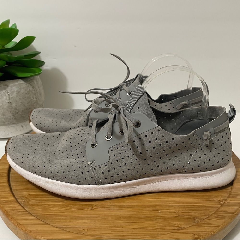 Steve Madden Grey Brick Sneakers Men’s 11 Faux Suede Casual Trainer Sporty
